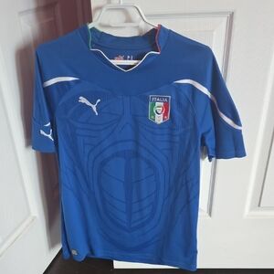 Puma Blue Italy Football Jersey